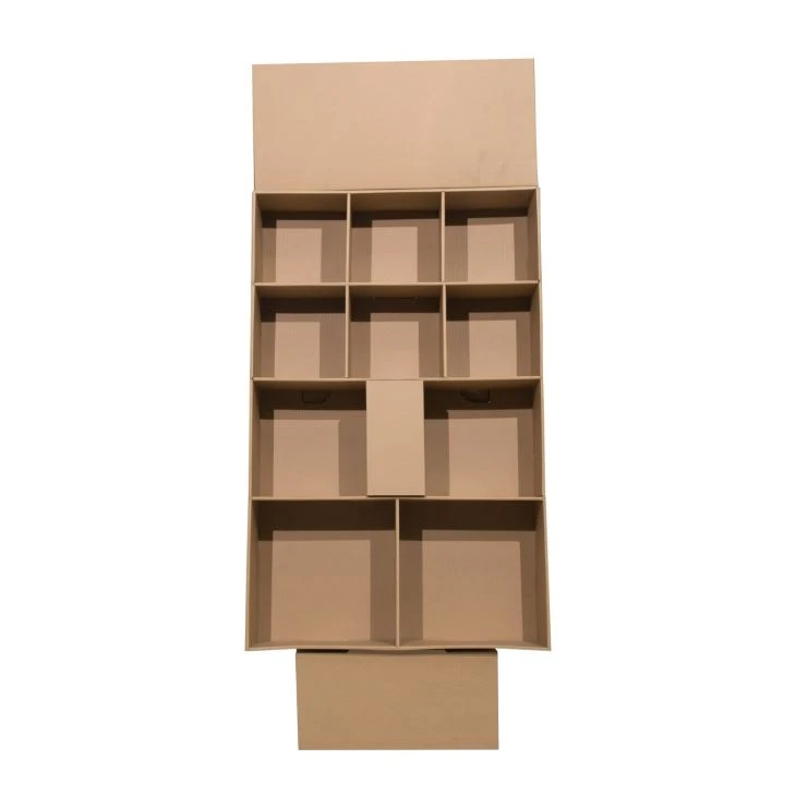 Elegant Matt Cardboard Stands Paper Pallet Custom Pop Displays For Honey Nutrition Promotion