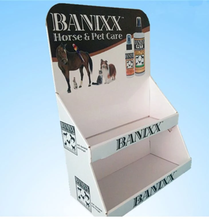 Promotional Pop Shelf Ready Packaging Folding Stack Paper Cardboard Display Box