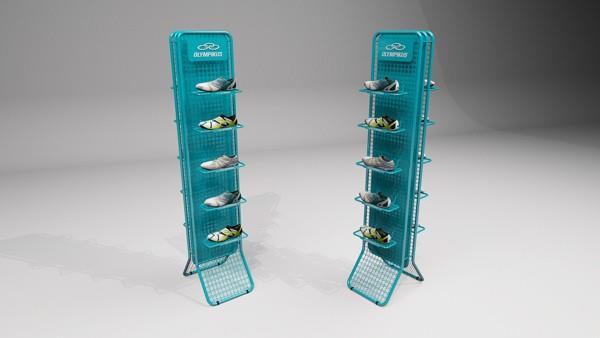 Wall Shoe Display