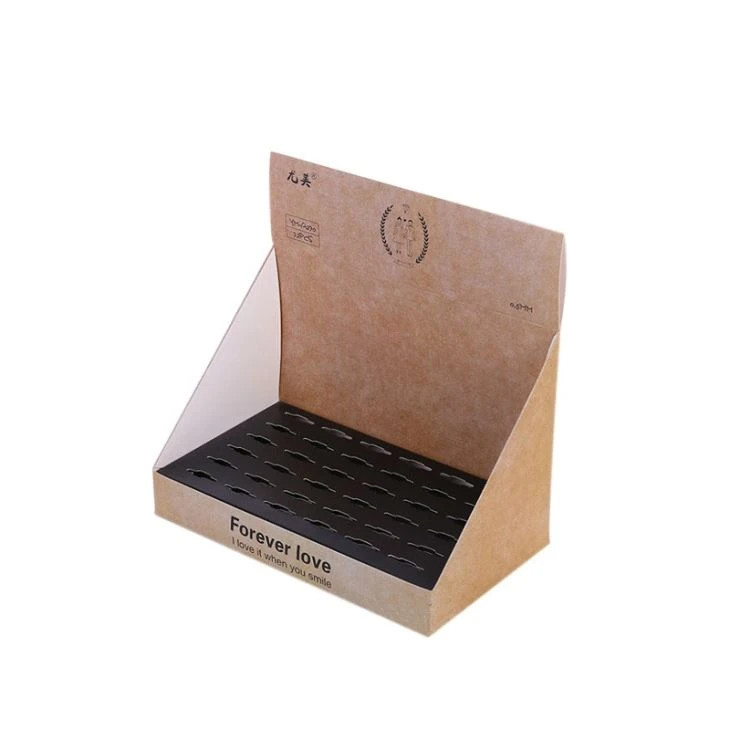 Wholesale Black Matt Product Display Box With Gold Foil Logo